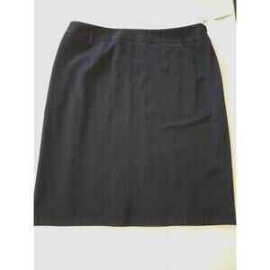 APT 9 Pencil Skirt Black Size 16 Knee Length Side Zipper Closure Lined